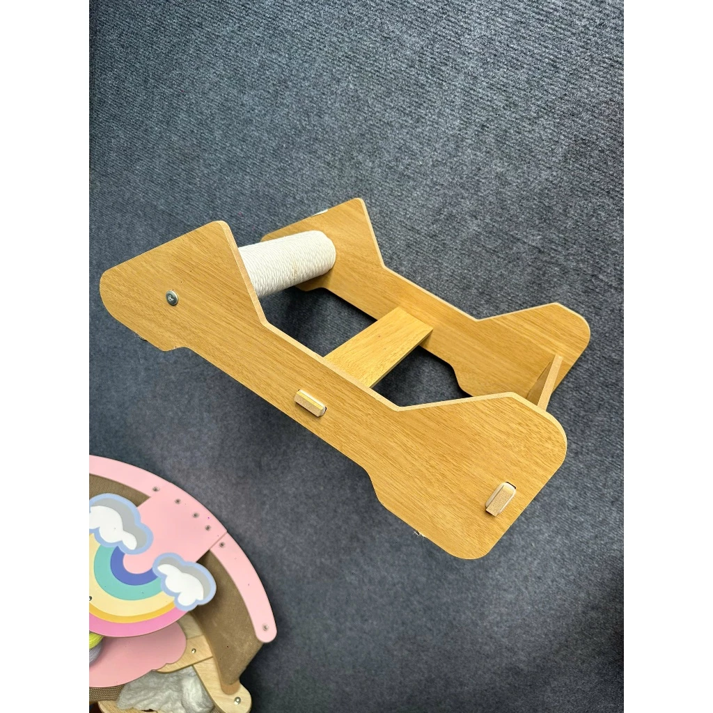 b5 Giường phi hành gia cho mèo bằng gỗ