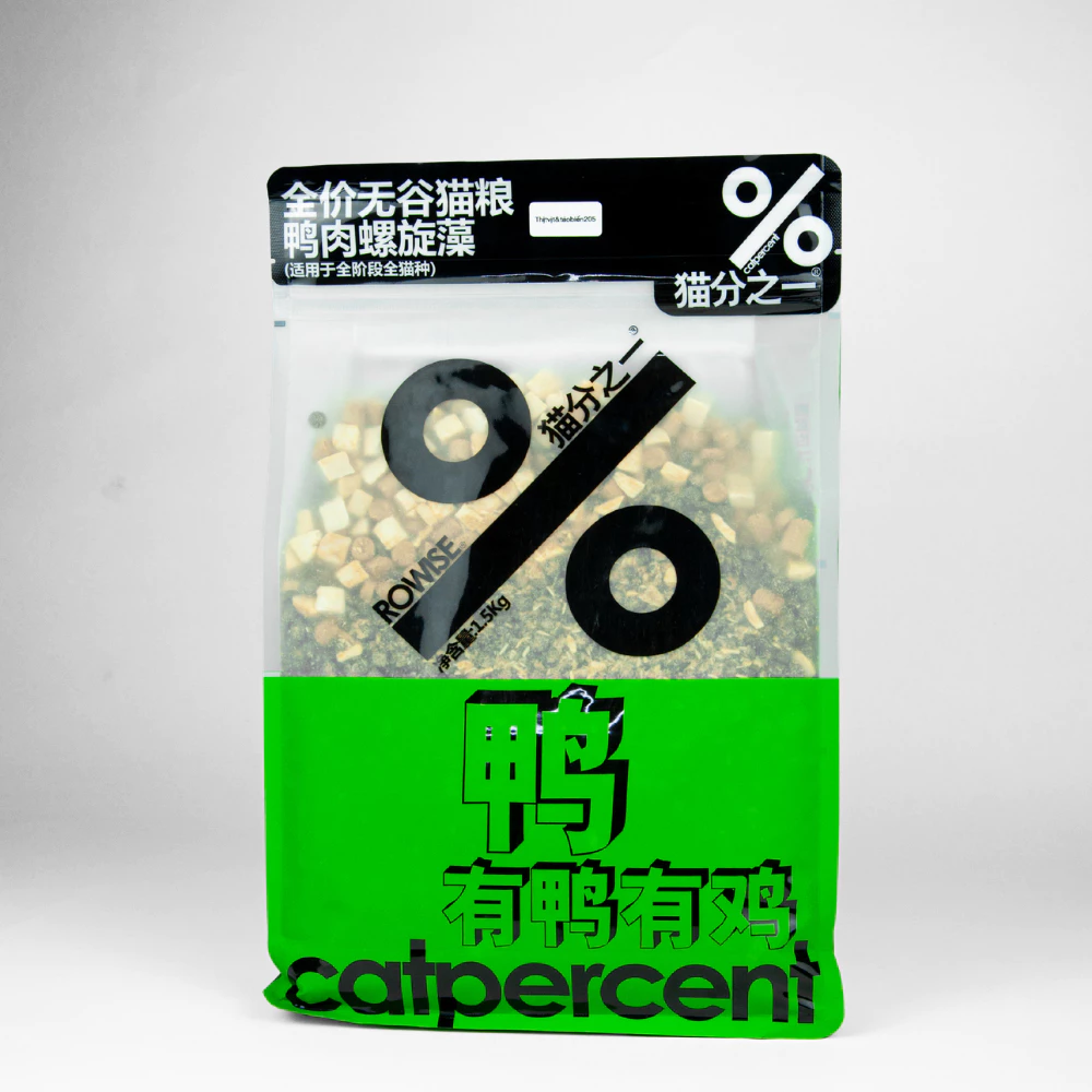 Hạt CATPERCENT túi 1,5Kg Cho Mèo – 41% Protein Không Độn Ngũ Cốc, Dinh Dưỡng Cao Hạt Cho Mèo Con & Lớn