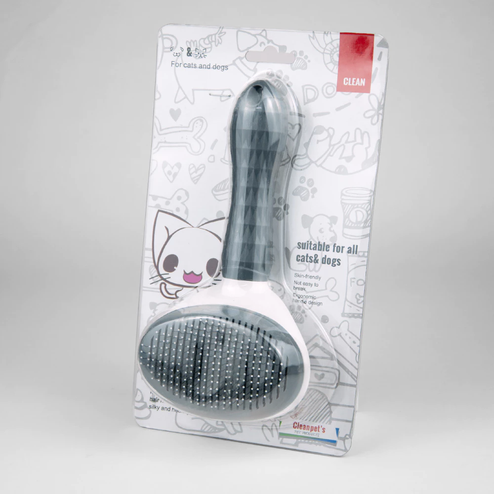 Lược Chải Lông Nút Bấm Gỡ Lông Rối Cho Chó Mèo