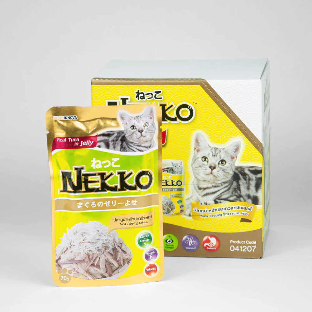 Pate Nekko Jelly Cho Mèo (hộp 12 gói 70g)