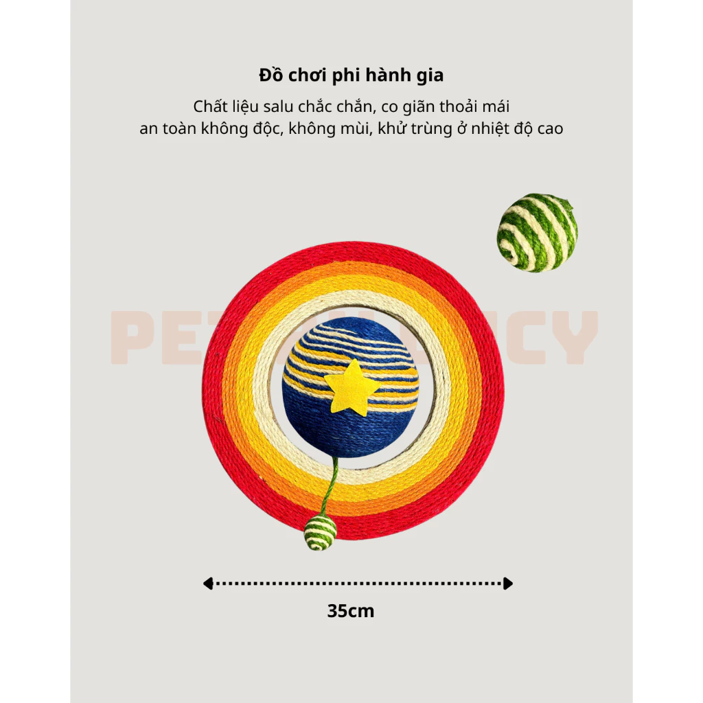 Hành tinh hệ mặt trời cho mèo cào móng