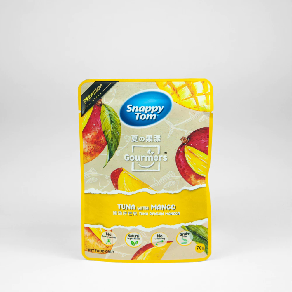 Pate Snappy Tom Trái Cây Thơm Ngon Bổ Dưỡng Dành Cho Mèo Kén Ăn (hộp 12 gói 70g)