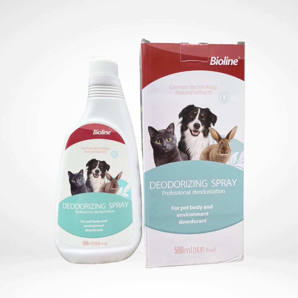 Xịt khử mùi Bioline – Diệt khuẩn trên chó mèo và các mầm bệnh cho chuồng trại và môi trường sống
